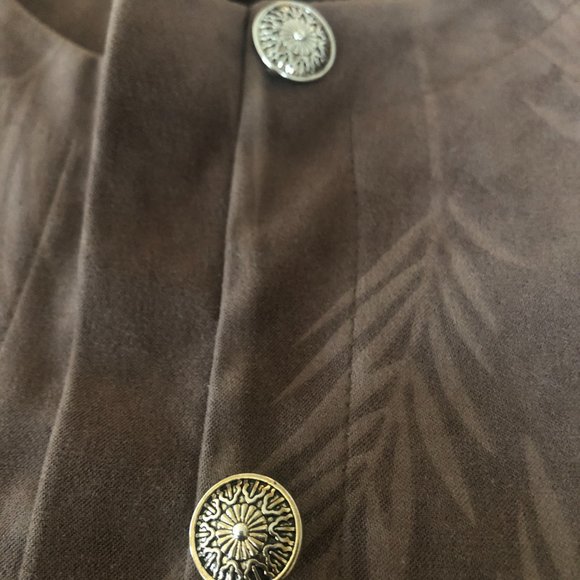 Vintage Women's Dressy Jacket w/Tone on Tone Fabric and Button Front - Picture 10 of 10